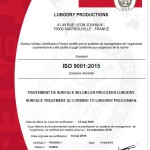 Certificat LUBODRY - ISO 9001